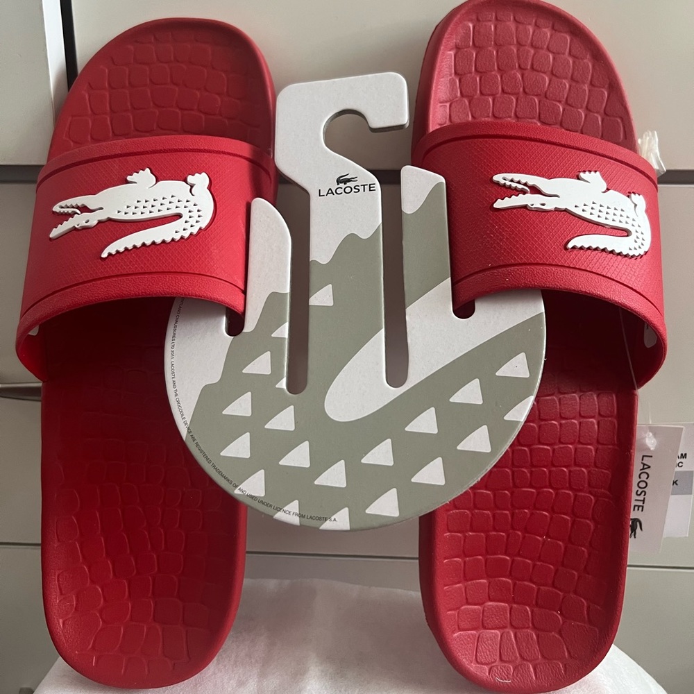 New Lacoste slides!